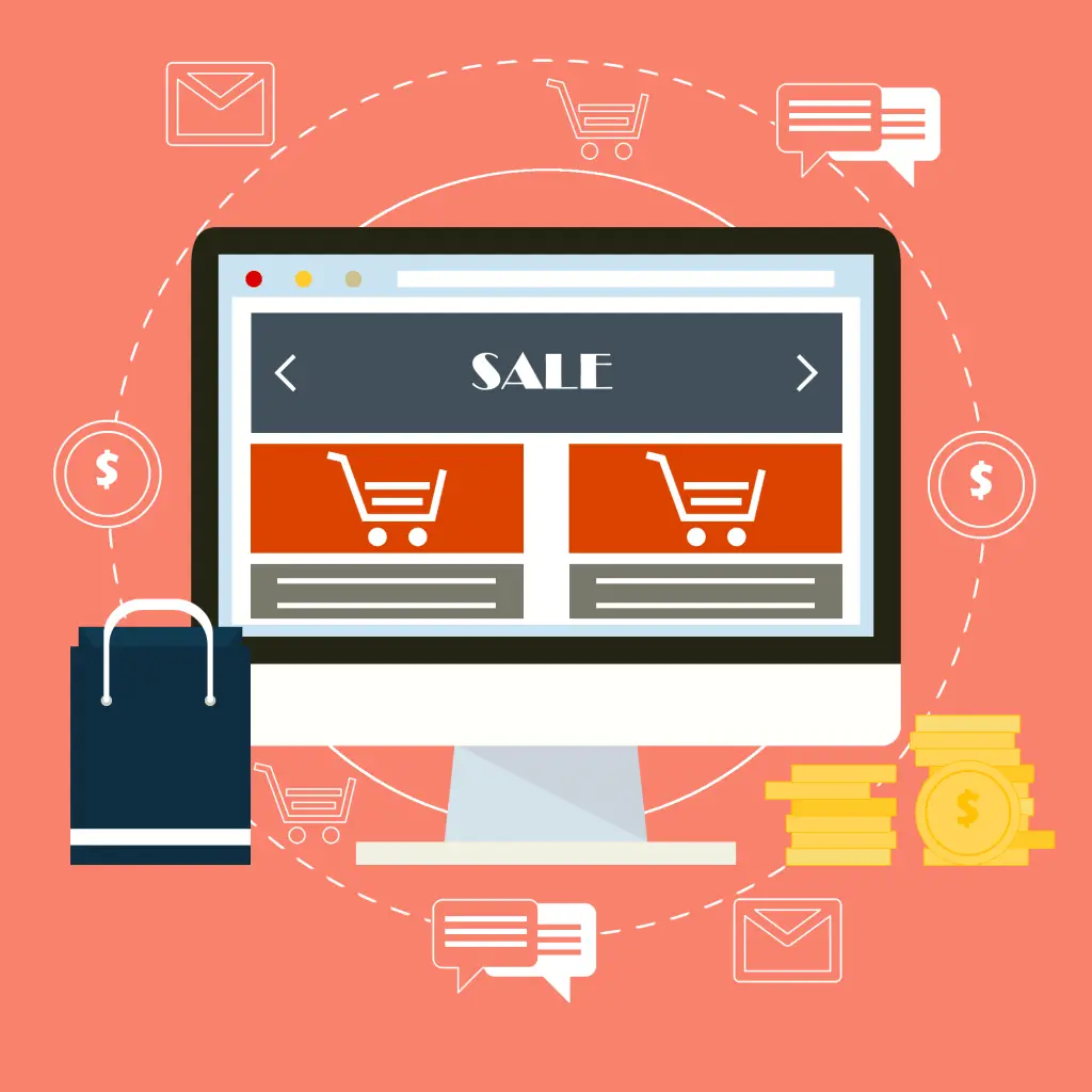Illustration de la partie site E-commerce.